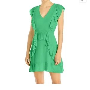 BCBGMAXAZRIA
Bcbgmaxazria Pleated Ruffled Mini Dress